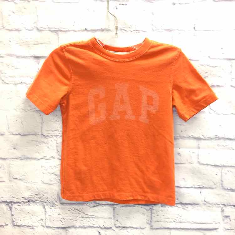 Gap Orange Size 4T Boys Short Sleeve Shirt