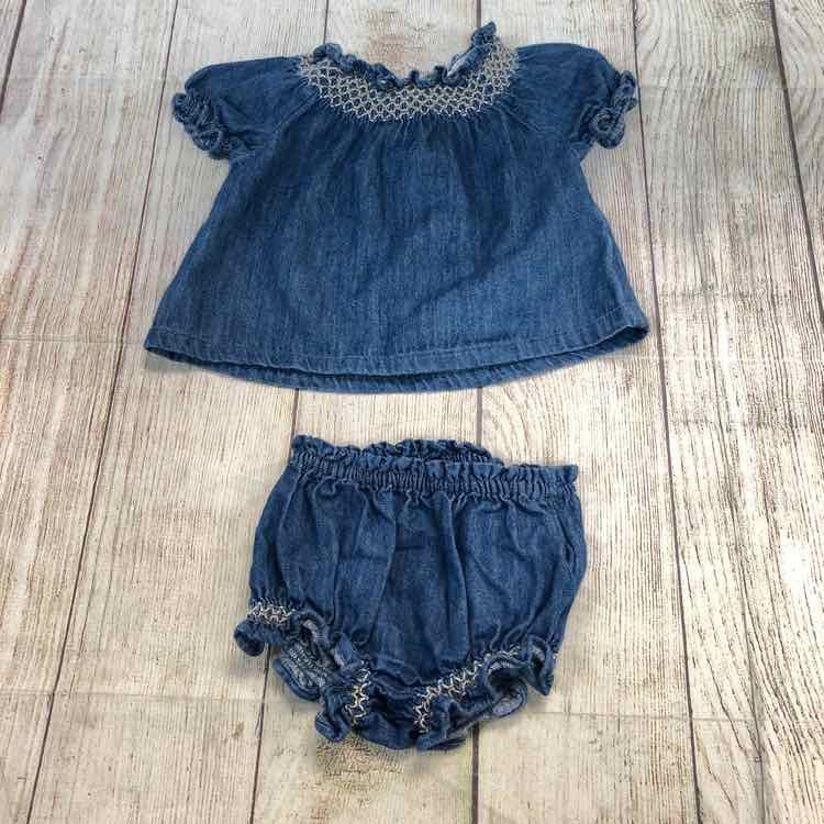 Old Navy Denim Size 3-6 Months Girls 2 Piece Outfit