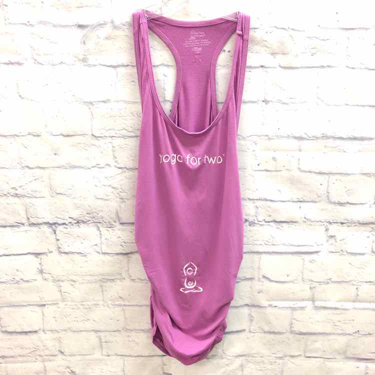 For Two Fitness Purple Size L Maternity Tank Top