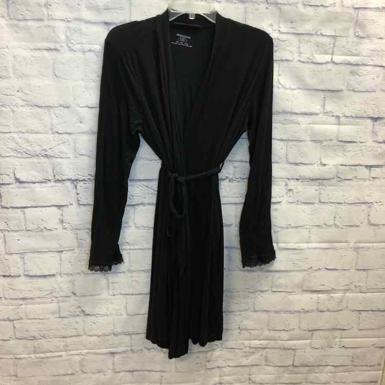Motherhood Black Size S/M Maternity Robe