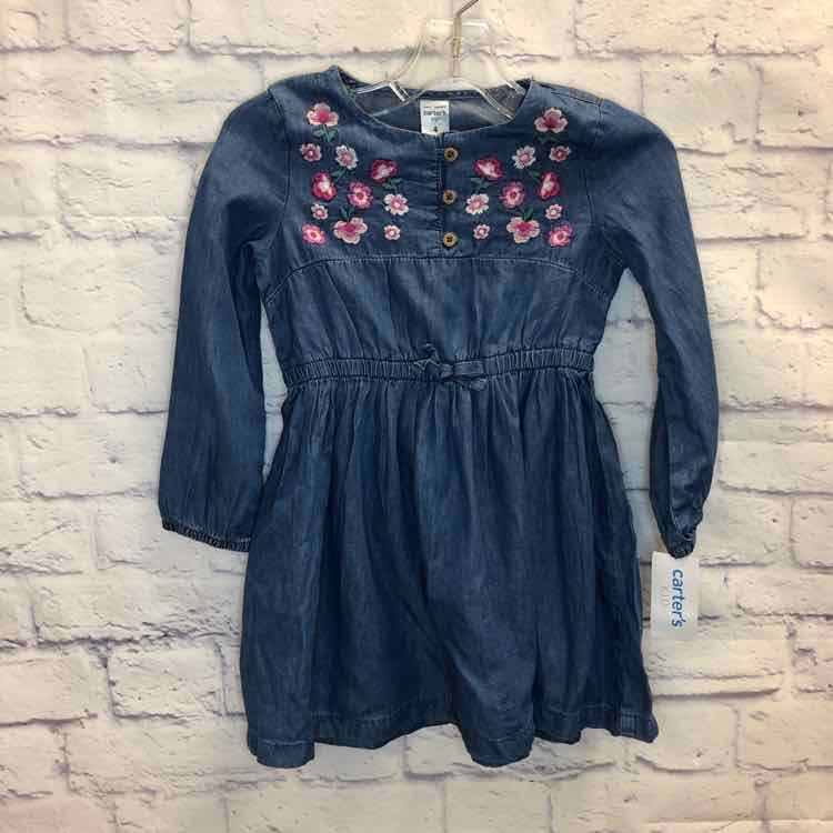 Carters Denim Size 4T Girls Dress