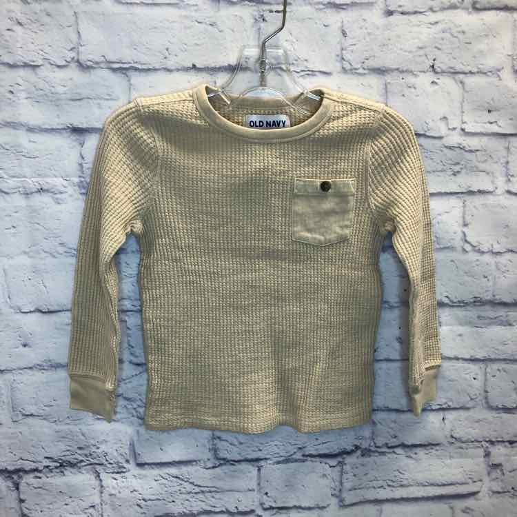 Old Navy Tan Size 5 Boys Long Sleeve Shirt