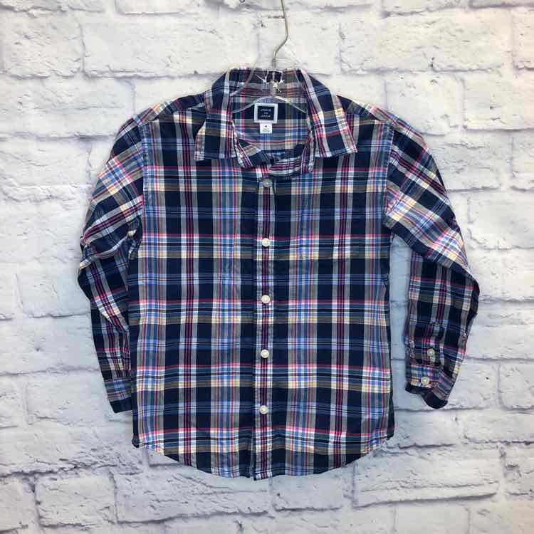 Janie & Jack Plaid Size 4T Boy Polo or Button Down