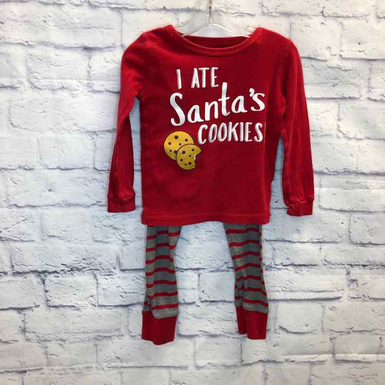 Oshkosh Red Size 4T Boys Pajamas