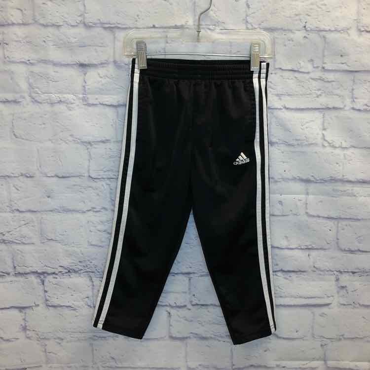 Adidas Black & White Size 4T Boys Athletic Pant