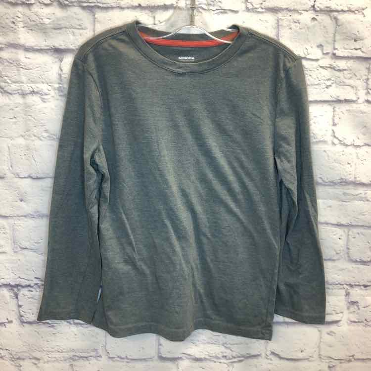 Sonoma Gray Size 8 Boys Long Sleeve Shirt