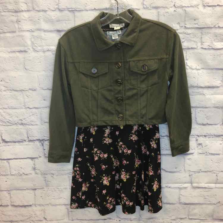 Knitworks Floral Size 10 Girls Dress