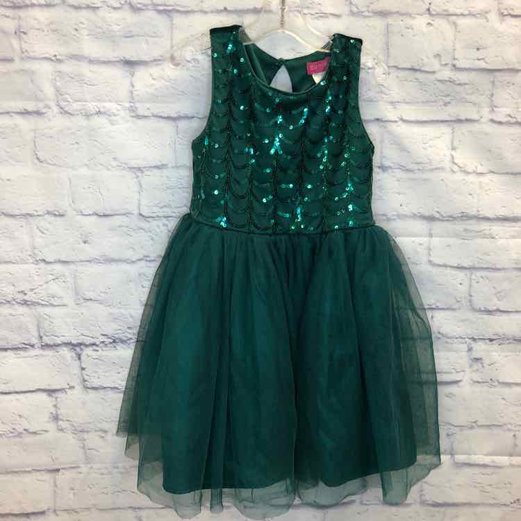 Zunie Green Size 6 Girls Dress