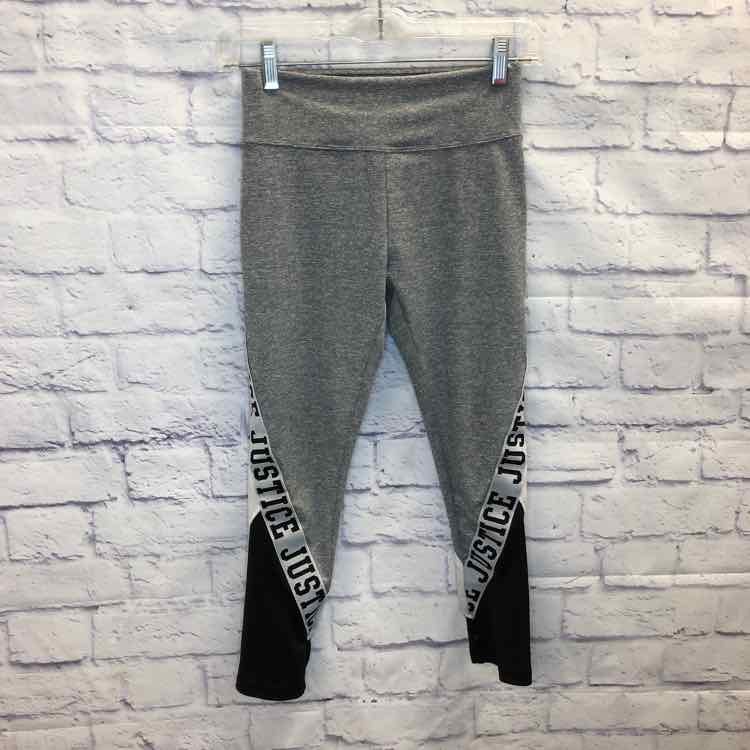 Justice Gray Size 12 Girls Leggings