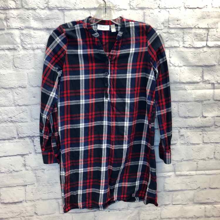 Childrens Place Plaid Size 14 Girls Dress