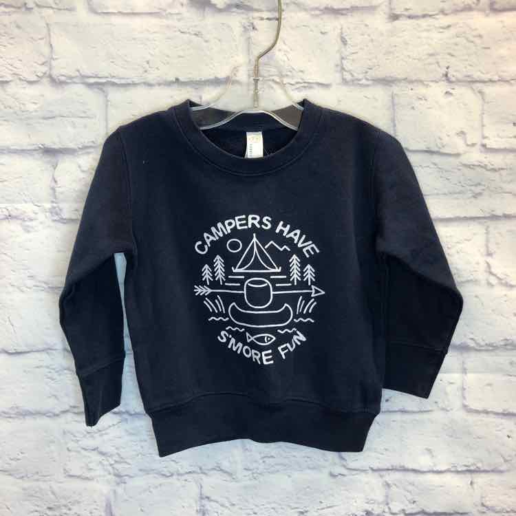 Rabbit Skins Navy Size 2T Boys Sweatshirts/Hoodie