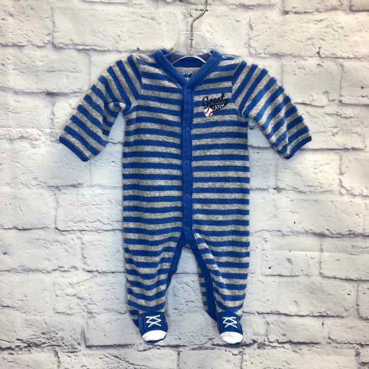Carters Blue Size Newborn Boys Sleeper