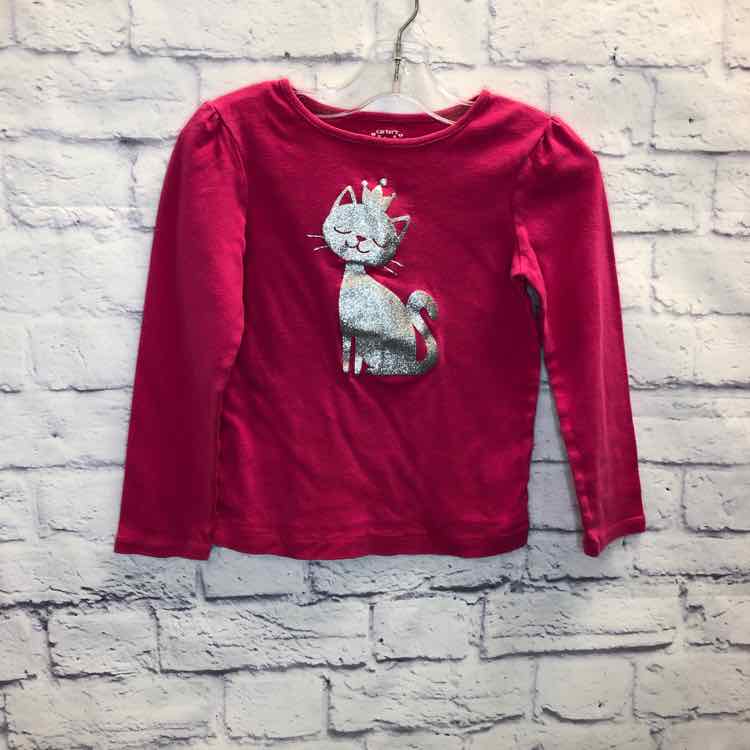 Carters Pink Size 6X Girls Long Sleeve Shirt