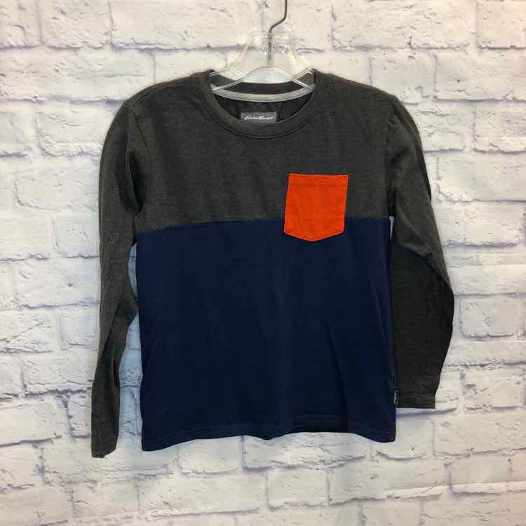 Eddie Bauer Gray Size 10 Boys Long Sleeve Shirt