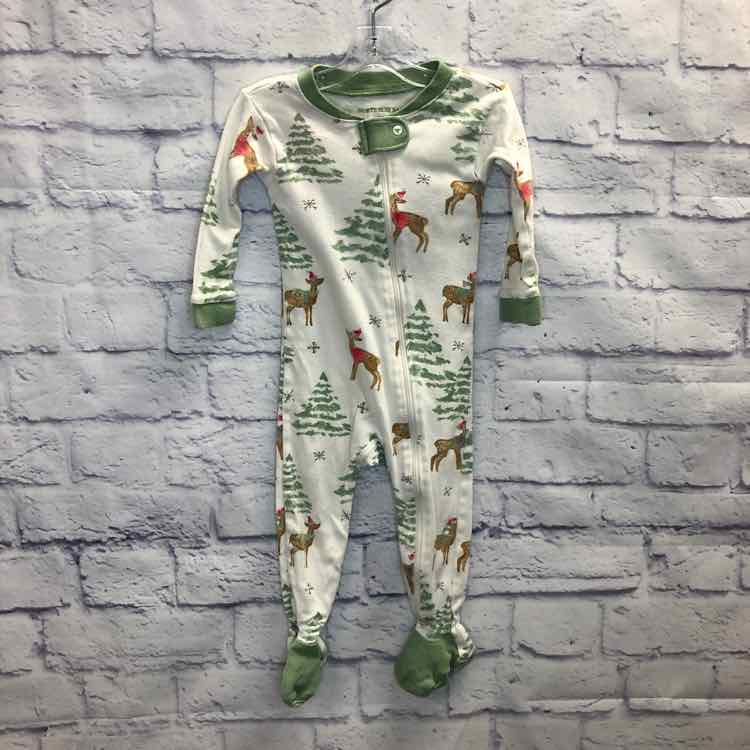 Burts Bees Green Size 6-9 Months Boys Sleeper