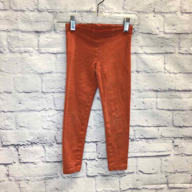 Tea Orange Size 6 Girls Leggings