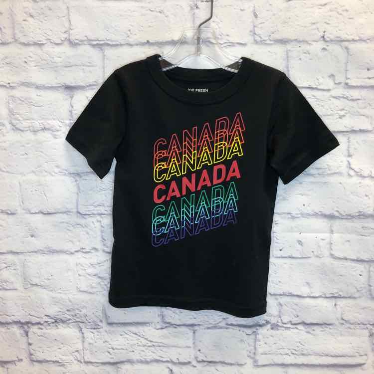 Joe Fresh Black Size 3T Boys Short Sleeve Shirt