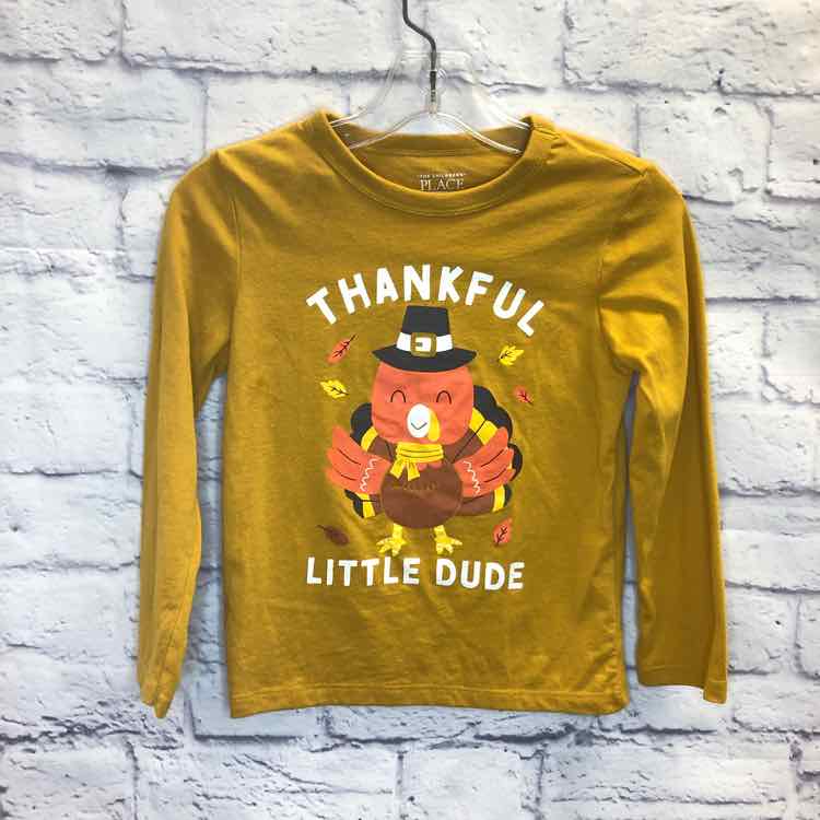 Childrens Place Mustard Size 4T Boys Long Sleeve Shirt