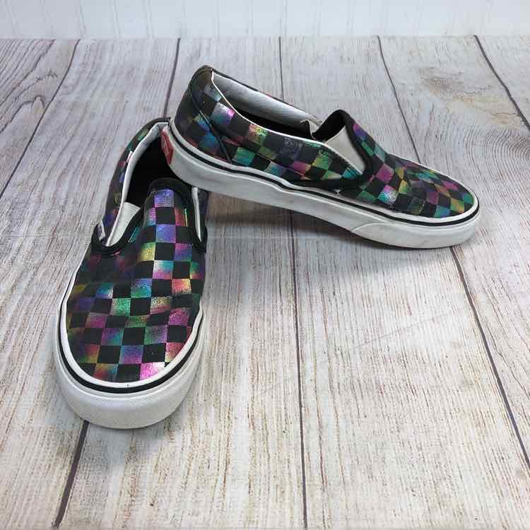 Vans Iridescent Size 5.5 Girls Casual Shoes