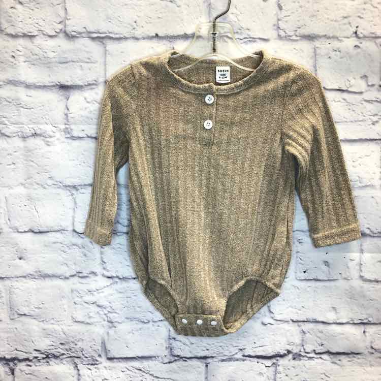 Shein Tan Size 9-12 Months Boys Bodysuit