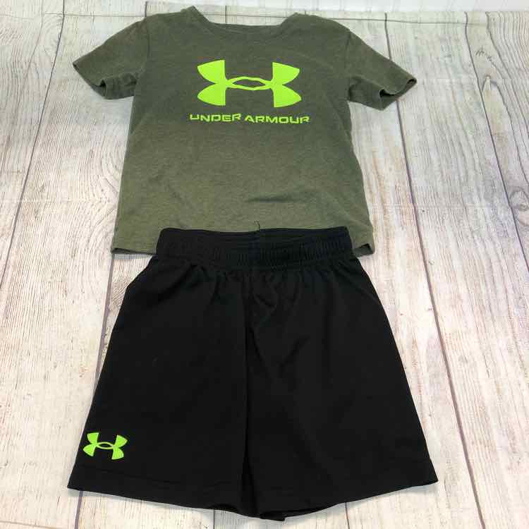 Under Armour Green Size 4T Boys 2 Piece Outfit