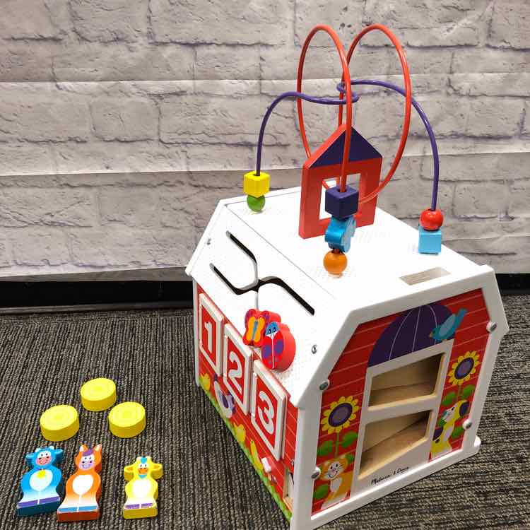 Melissa & Doug Slide, Sort, & Roll Activity Barn