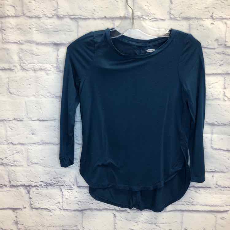 Old Navy Blue Size 5 Girls Long Sleeve Shirt
