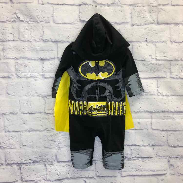 Batman Black Size 0-6 Months Boys Romper