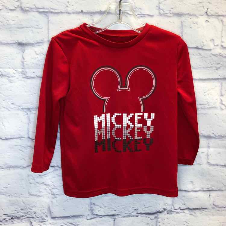 Disney Red Size 2T Boys Long Sleeve Shirt