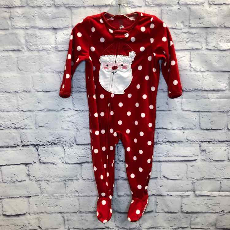 Just One You Red Size 18 Months Fleece Girls Sleeper