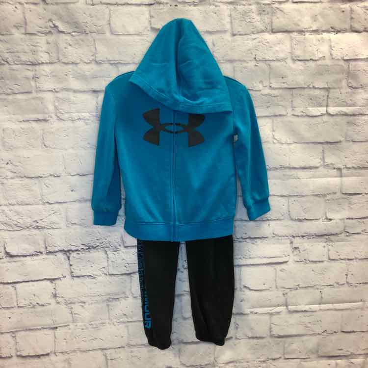 Under Armour Blue Size 4T Boys 2 Piece Outfit