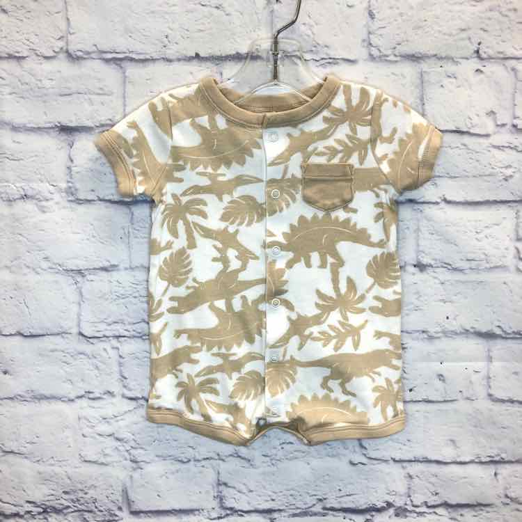 Carters Tan Size 6 Months Boys Romper