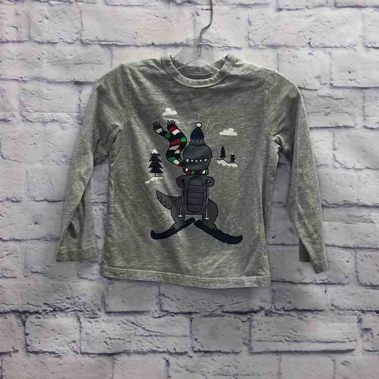 Gap Gray Size 5 Boys Long Sleeve Shirt