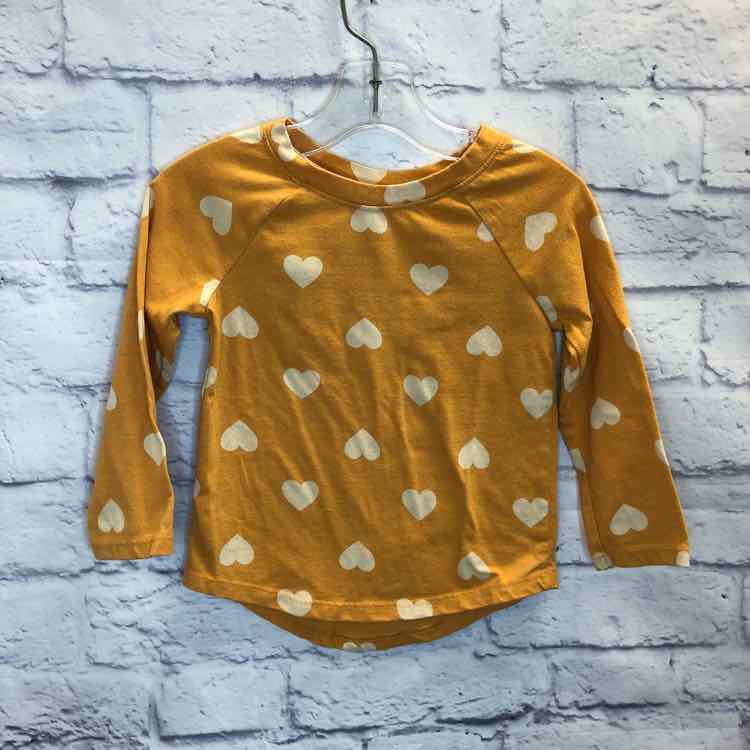 Cat & Jack Gold Size 2T Girls Long Sleeve Shirt