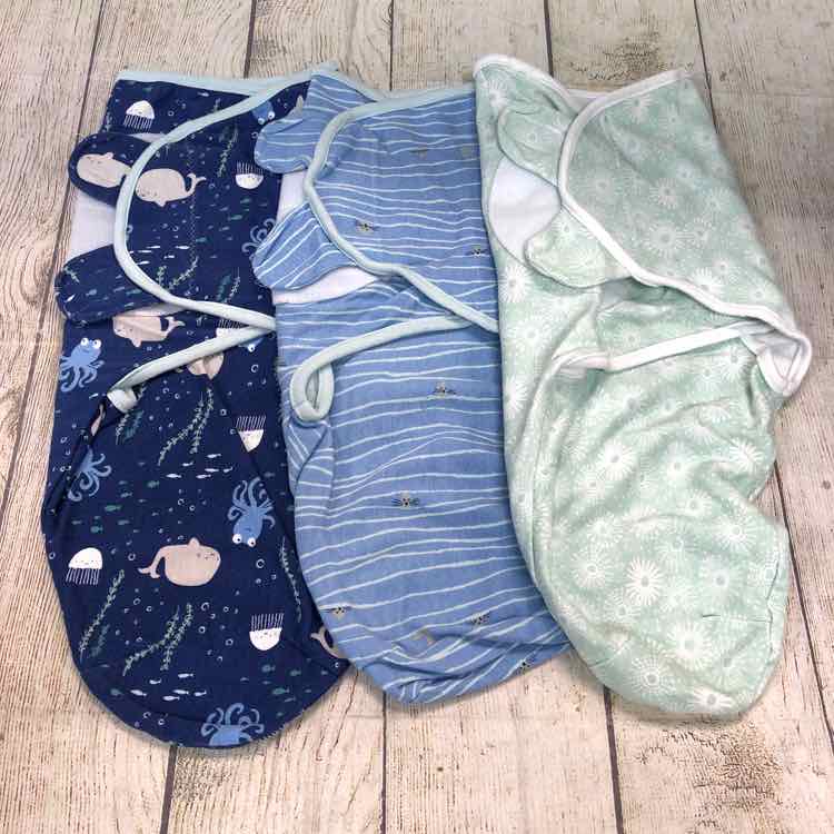 Peanutshell Multi-Color Size 0-3 Months Boys Swaddle
