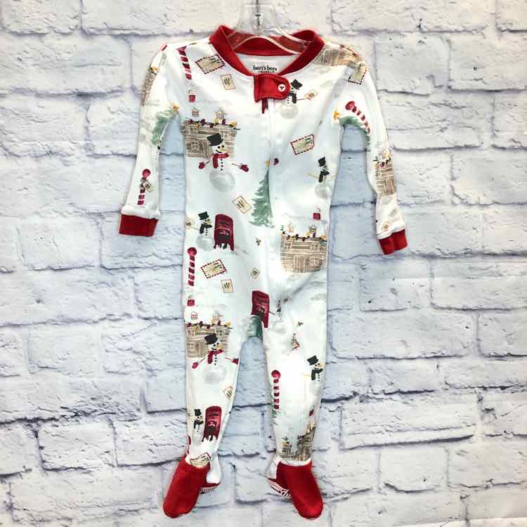 Burts Bees White Size 6-9 Months Boys Sleeper