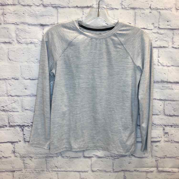 Old Navy Gray Size 10 Boys Long Sleeve Shirt