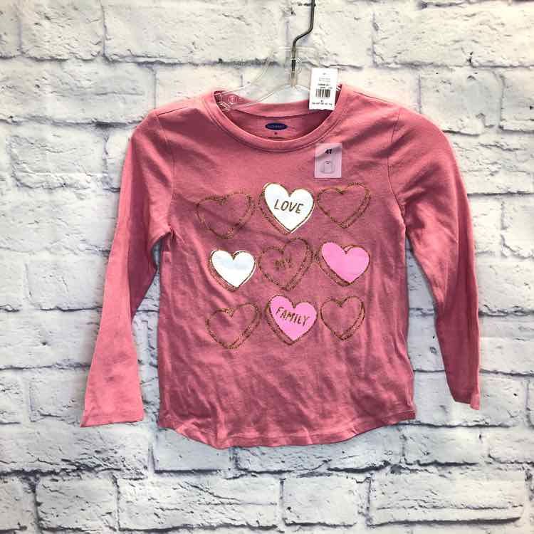 Old Navy Pink Size 4T Girls Long Sleeve Shirt