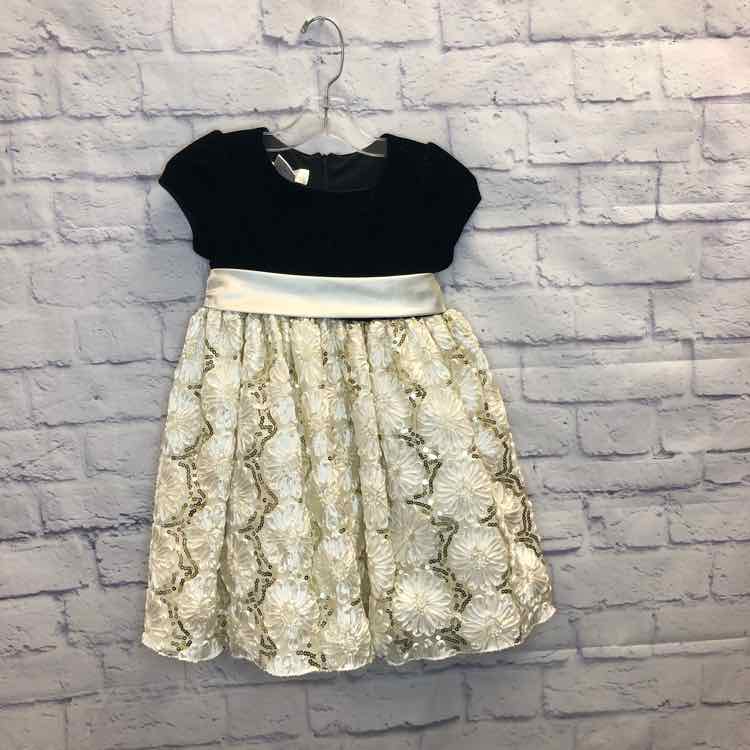 American Princess Black & White Size 4T Girls Dress