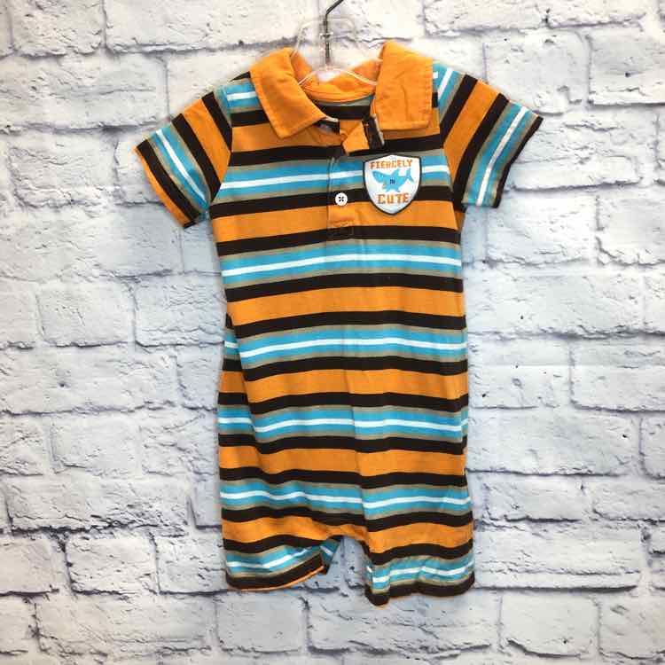 Carters Stripe Size 18 Months Boys Romper
