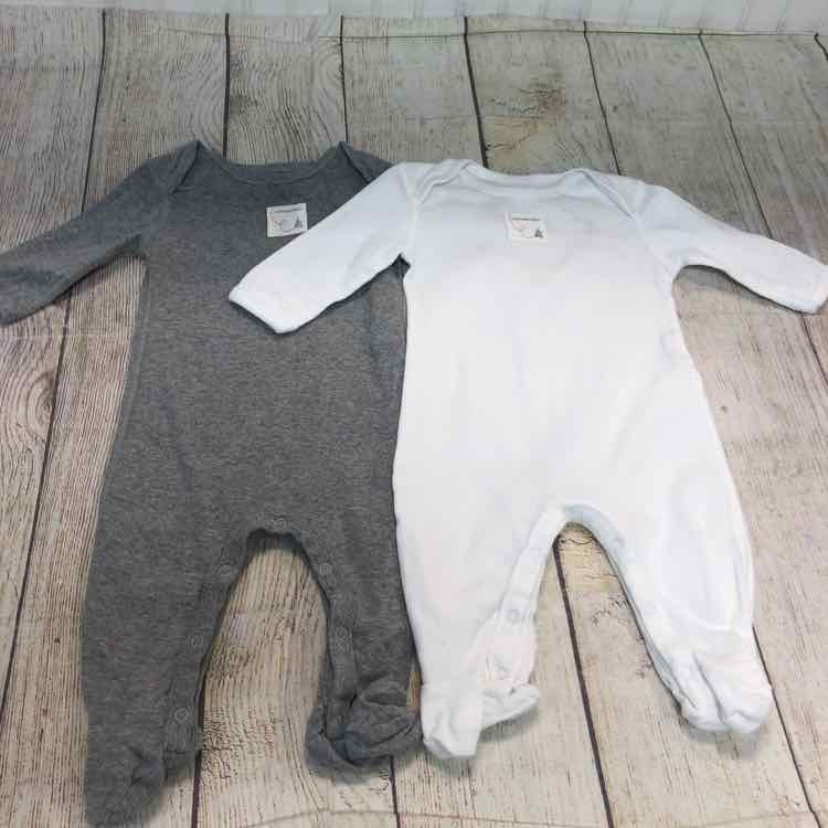Burts Bees White Size 0-3 Months Boys Romper