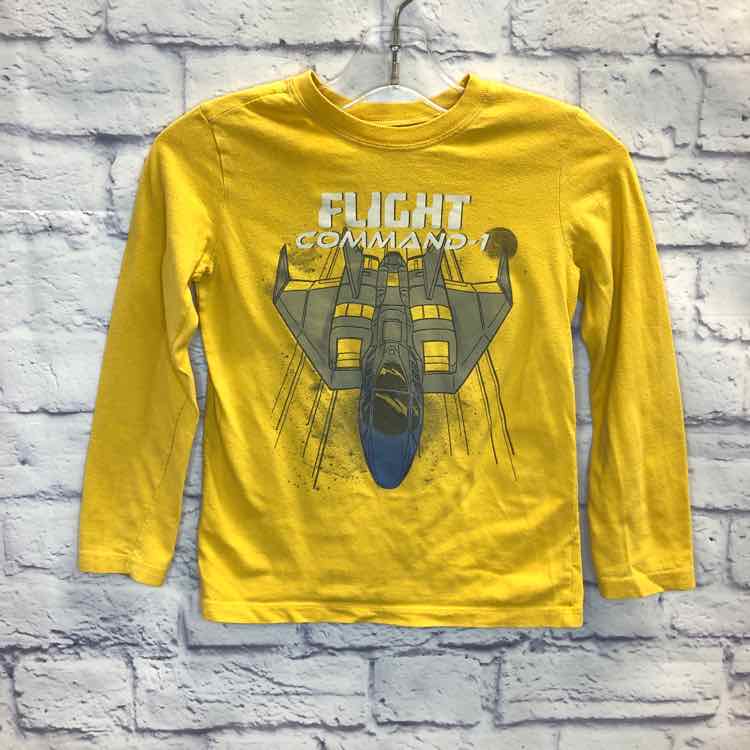 Carters Yellow Size 5 Boys Long Sleeve Shirt