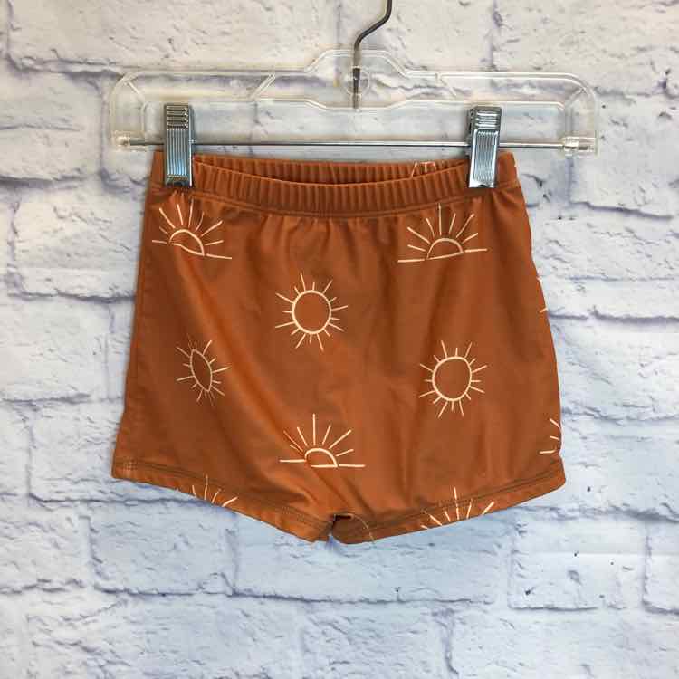 Sova Orange Size 6 Girls Swim Shorts