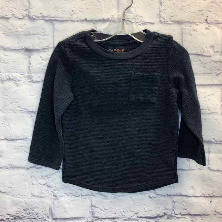 Cat & Jack Navy Size 2T Boys Long Sleeve Shirt