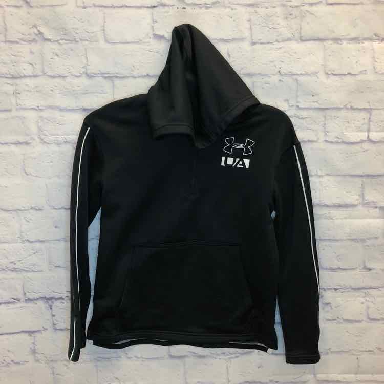 Under Armour Black & White Size 14 Boys Sweatshirts/Hoodie