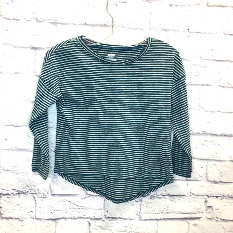 Old Navy Stripe Size 5 Girls Long Sleeve Shirt