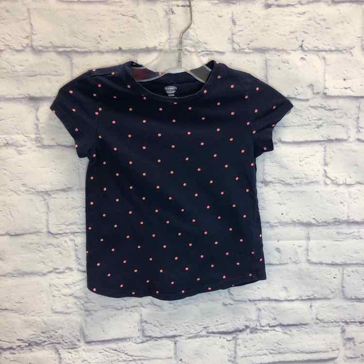 Old Navy Navy Size 4T Girls Short Sleeve Shirt