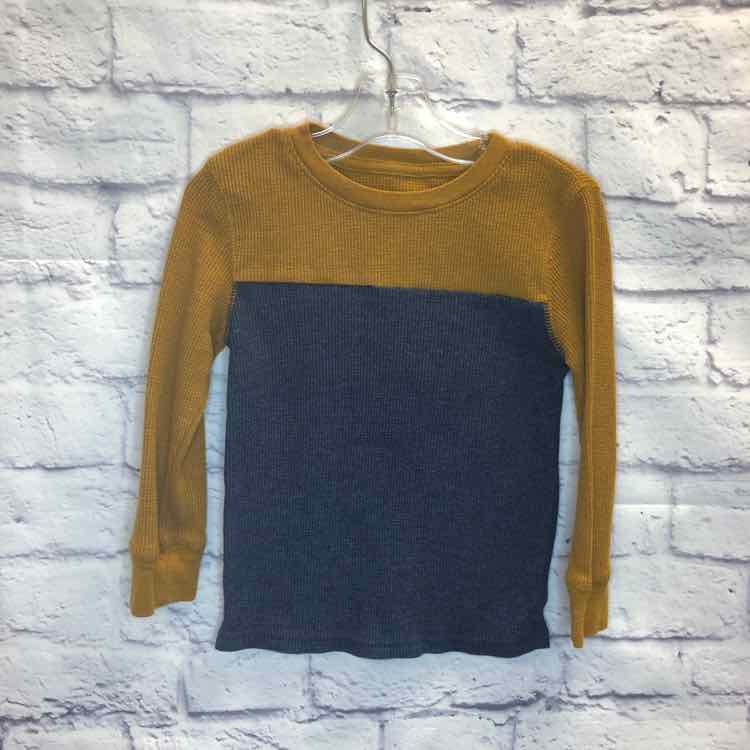 Cat & Jack Mustard Size 3T Boys Long Sleeve Shirt