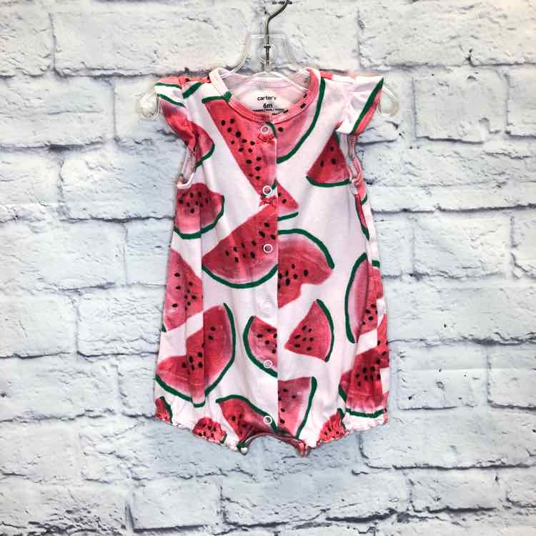 Carters Pink Size 6 Months Girls Romper