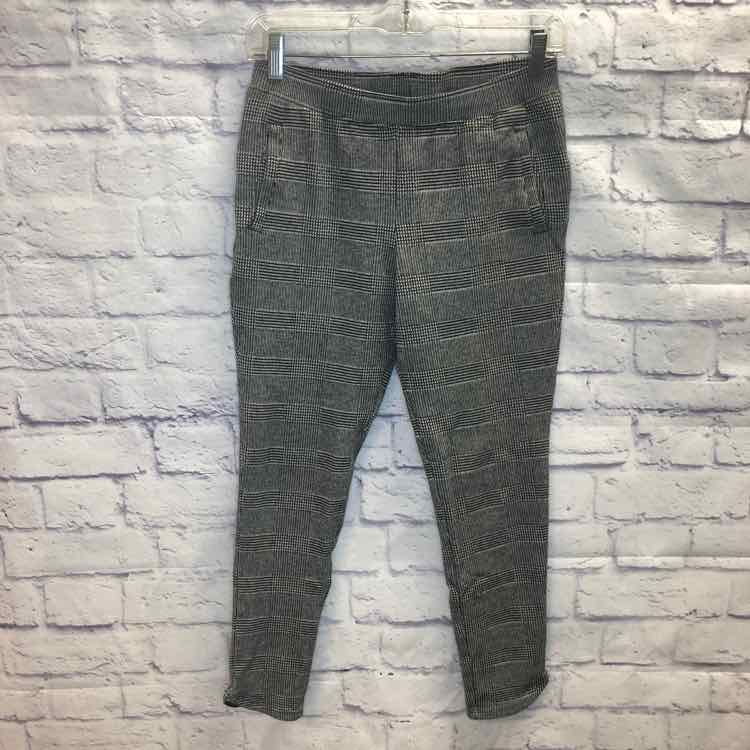 Cat & Jack Black & White Size 14 Girls Leggings